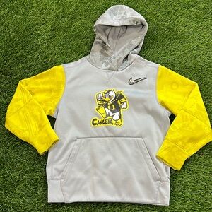 NIKE Dri-Fit Oregon Ducks “Stomp Cancer” Hooded Sweatshirt - Youth